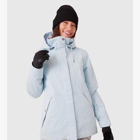 NWT Roxy Billie Ski Jacket Large Blue Women's Jacket 10k Waterproof Snow - Picture 4 of 13